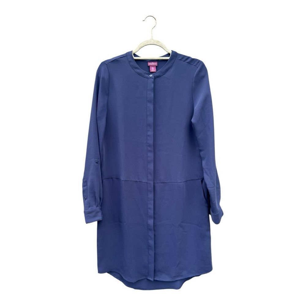 The Savile Row Co. London Blue Shirt Dress Tunic Size 6 Excellent